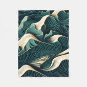 Flowing Harmony Fleece Deken (Voorkant)