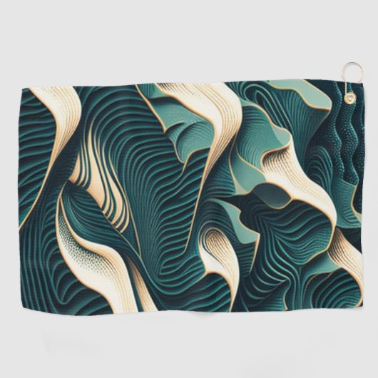 Flowing Harmony Golfhanddoek (Horizontaal)