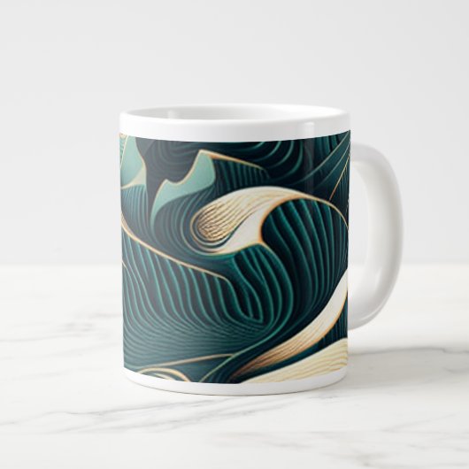 Flowing Harmony Grote Koffiekop (Voorkant rechts)