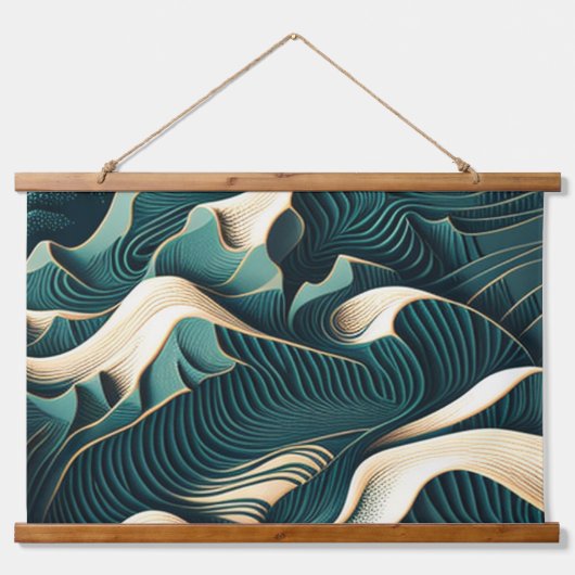 Flowing Harmony Hangend Wandkleed (Voorkant)