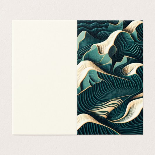 Flowing Harmony Kaart (Buitenkant ongevouwen)