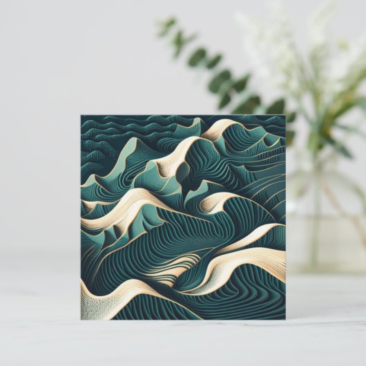 Flowing Harmony Kaart (Staand voorkant)