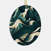 Flowing Harmony Keramisch Ornament (Rechts)
