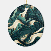 Flowing Harmony Keramisch Ornament (Links)