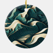 Flowing Harmony Keramisch Ornament (Achterkant)