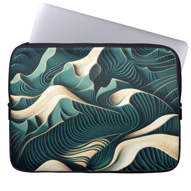Flowing Harmony Laptop Sleeve (Voorkant)