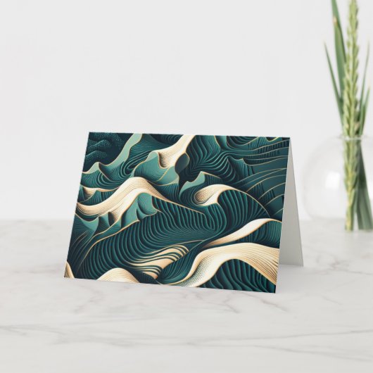 Flowing Harmony Notitiekaartje (Voorkant)