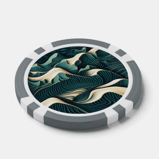 Flowing Harmony Poker Chips (Enkel)