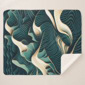 Flowing Harmony Sherpa Deken (Voorkant (horizontaal))