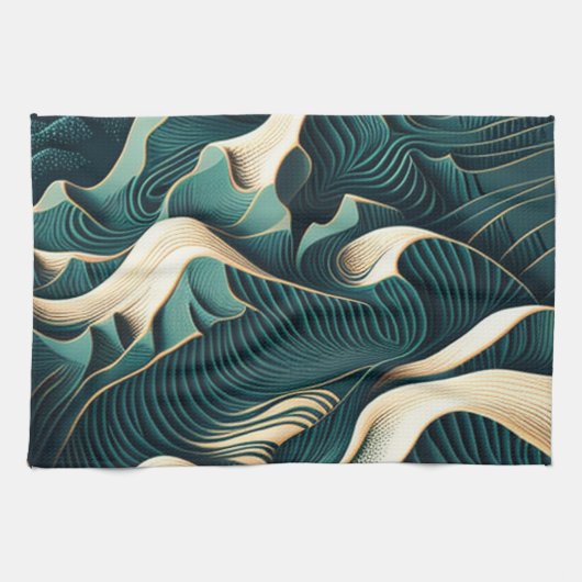 Flowing Harmony Theedoek (Horizontaal)