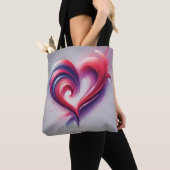 Flowing Heart Elegance Tote Bag (Dichtbij)