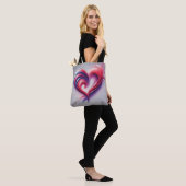 Flowing Heart Elegance Tote Bag (Op model)