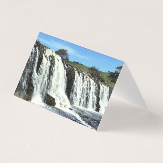 Flowing Waters of Hopkins Falls Greeting Card Kaart (Voorkant)
