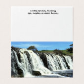 Flowing Waters of Hopkins Falls Greeting Card Kaart (Buitenkant ongevouwen)