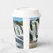 Flowing Waters of Hopkins Falls Papieren Bekers (Links)