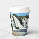 Flowing Waters of Hopkins Falls Papieren Bekers (Achterkant)