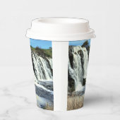 Flowing Waters of Hopkins Falls Papieren Bekers (Rechts)