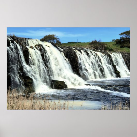 Flowing Waters of Hopkins Falls Poster (Voorkant)
