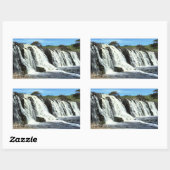 Flowing Waters of Hopkins Falls Rechthoekige Sticker (Vel)