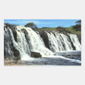 Flowing Waters of Hopkins Falls Rechthoekige Sticker (Voorkant)