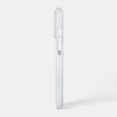 Flowing White Wave iPhone Case Hoesje (Linkerkant)