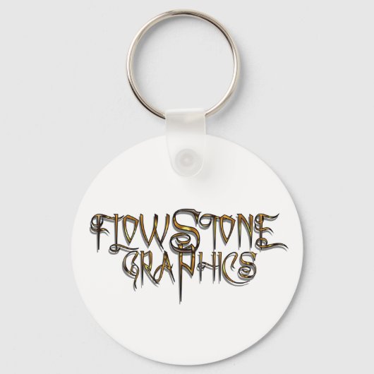 Flowstone Graphics Logo Sleutelhanger (Voorkant)