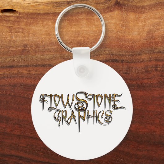 Flowstone Graphics Logo Sleutelhanger (Achterkant)