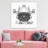 Flowstone Graphics Pixies Logo Canvas Afdruk (Insitu (Woonkamer))