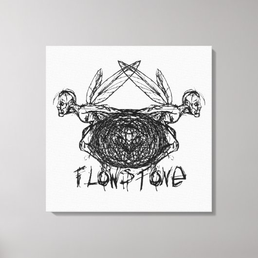 Flowstone Graphics Pixies Logo Canvas Afdruk (Voorkant)