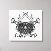 Flowstone Graphics Pixies Logo Canvas Afdruk (Voorkant)