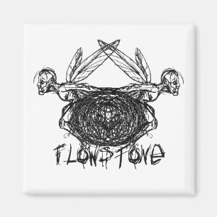 Flowstone Graphics Pixies Logo Magneet