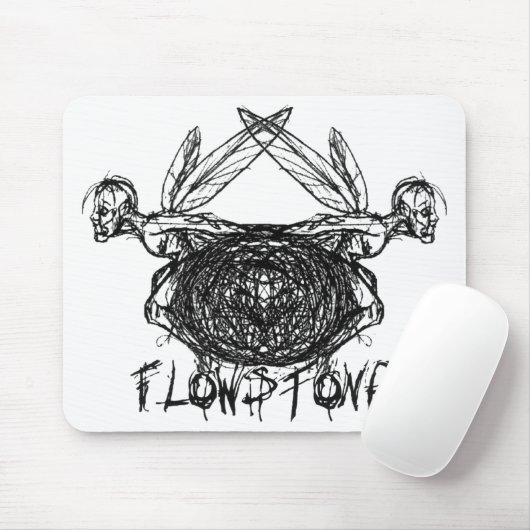 Flowstone Graphics Pixies Logo Muismat (Met muis)