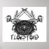 Flowstone Graphics Pixies Logo Poster (Voorkant)