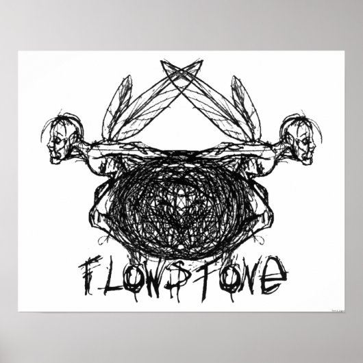 Flowstone Graphics Pixies Logo Poster (Voorkant)