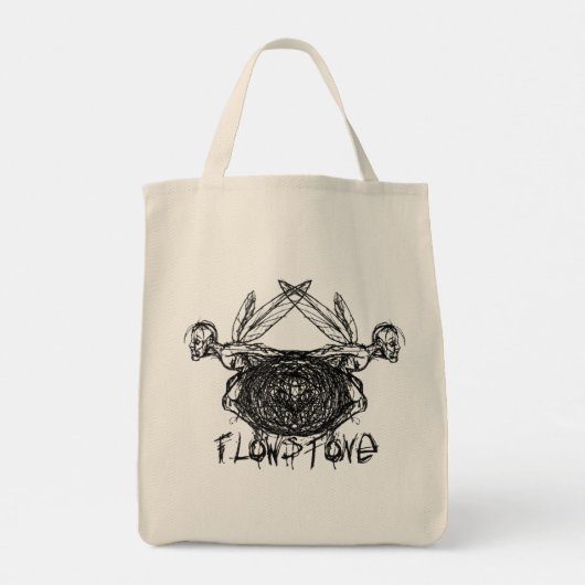 Flowstone Graphics Pixies Logo Tote Bag (Achterkant)