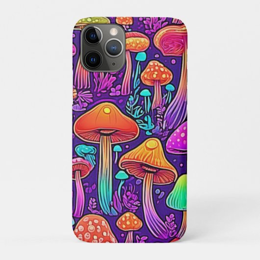 Flowy Neon Mushrooms Dance Case-Mate iPhone Case (Achterkant)