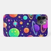 Flowy Neons: planeten en sterren Case-Mate iPhone Case (Achterkant (horizontaal))