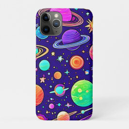Flowy Neons: planeten en sterren Case-Mate iPhone Case