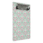 Flowy Roze Knop Mini Klembord (Schuin)