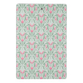 Flowy Roze Knop Mini Klembord (Achterkant)