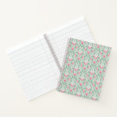 Flowy Roze Knop Spiraal Notebook Notitieboek (Binnen)