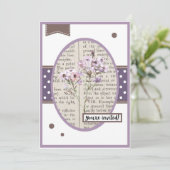  Flox Details op de achterkant Verjaardag Kaart (Staand voorkant)