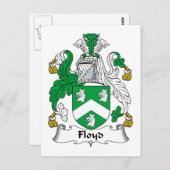 Floyd Family Crest Briefkaart (Voorkant / Achterkant)