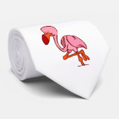 Floyd Flamingo Stropdas (Opgerold)