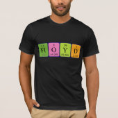Floyd periodiek shirt van de lijstnaam (Voorkant)