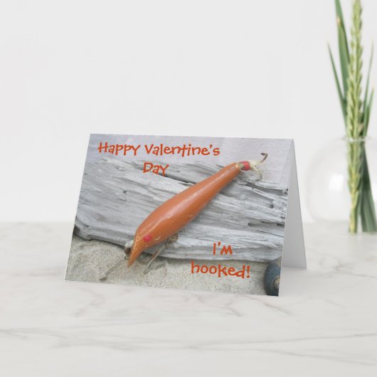 Floyd Roman Lure Valentine's Day Card Feestdagen Kaart (Voorkant)