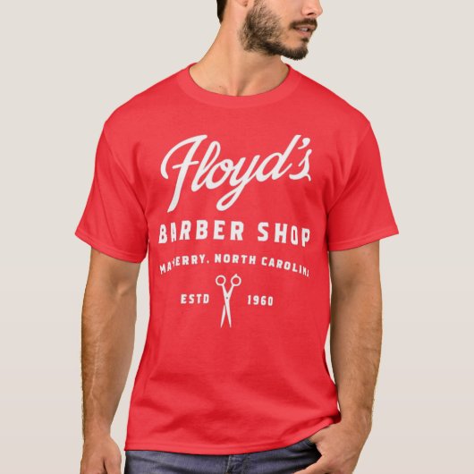Floyd's Barber Shop - Mayberry T-shirt (Voorkant)