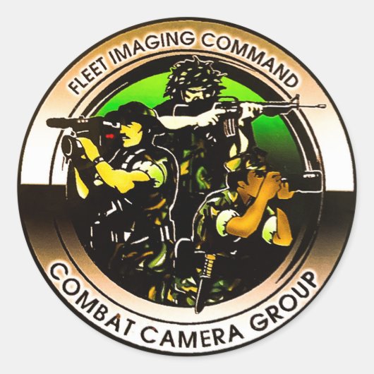 FLTIMAGCOMPAC Combat Camera Sticker (Voorkant)