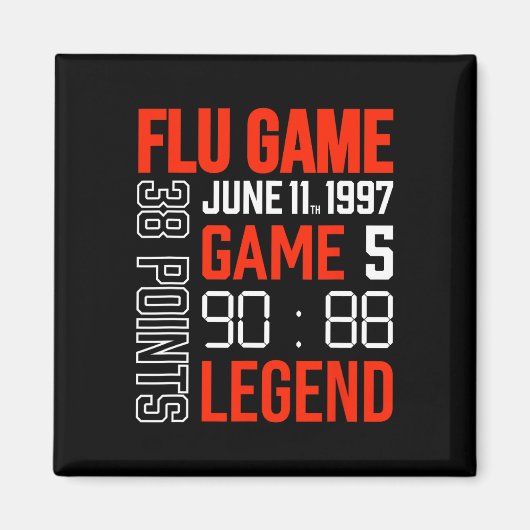 Flu Game Sketll Hiphop Straatmode Magneet (Voorkant)