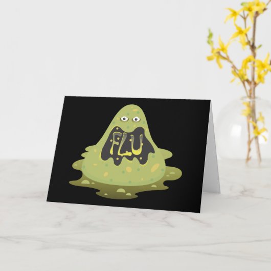 Flu-kaart Kaart (Gele Bloem)